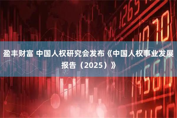 盈丰财富 中国人权研究会发布《中国人权事业发展报告(2025)》